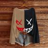 Women's Long Sleeve Halloween Print Crewneck Knit Pullover Sweater for Casual Daily Wear