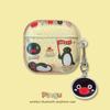 Penguin Family Applies To Apple AirPods Protective Case 1st Generation Noise Reduction Version Pro 2nd Generation 1st Generation Bluetooth Headset 