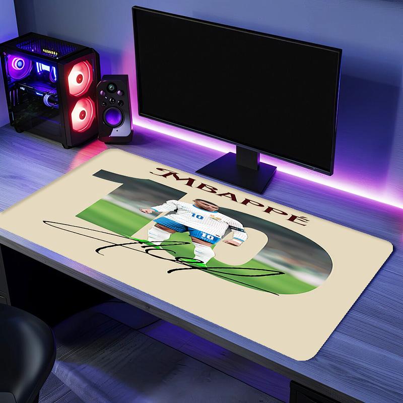 Kylian Mbappé Mouse Pad - Non-Slip Rubber Base, Smooth Surface for Work,Gaming,Office,And Home Use, Desk Mouse Pad