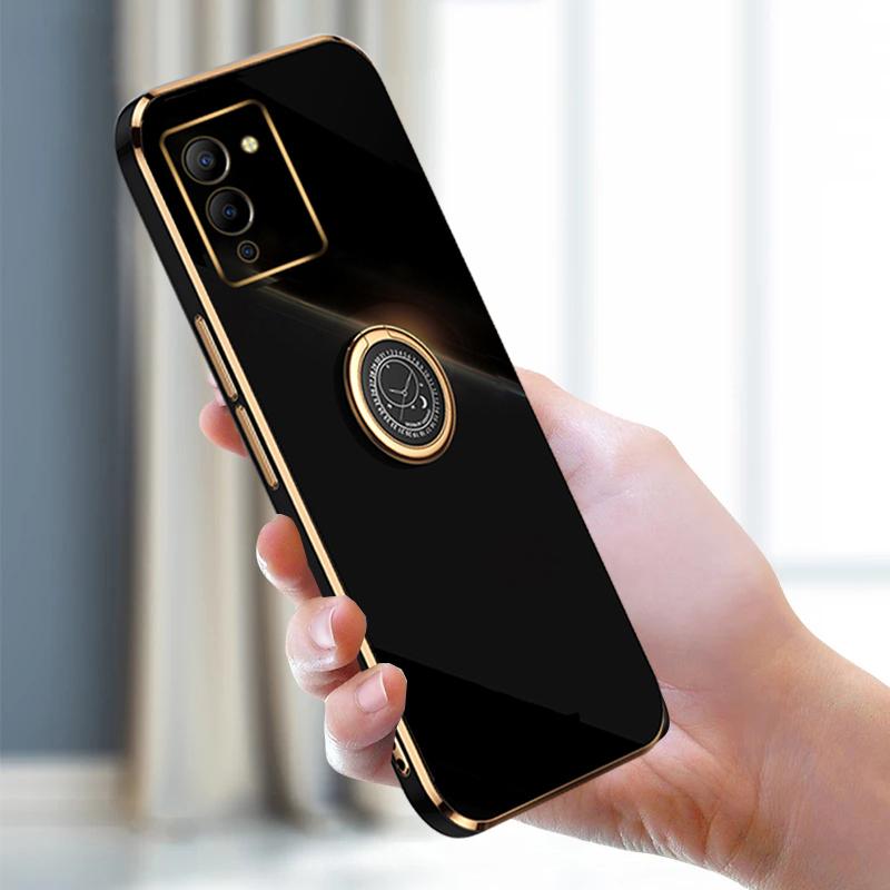 

Квадратне кільце покриття М який силіконовий чохол для Infinix InfinixHot 12i 12 11 11S 10 Play Note 12 11 10 Pro Ударостійкий тримач для бампера TPU Задня кришка Infinix Zero 5G чорний