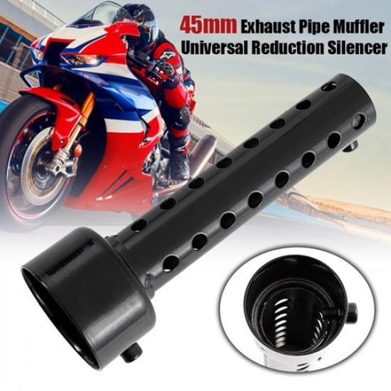 45mm Black Universal Motorcycle Exhaust Can DB Killer Silencer Muffler Baffle BA