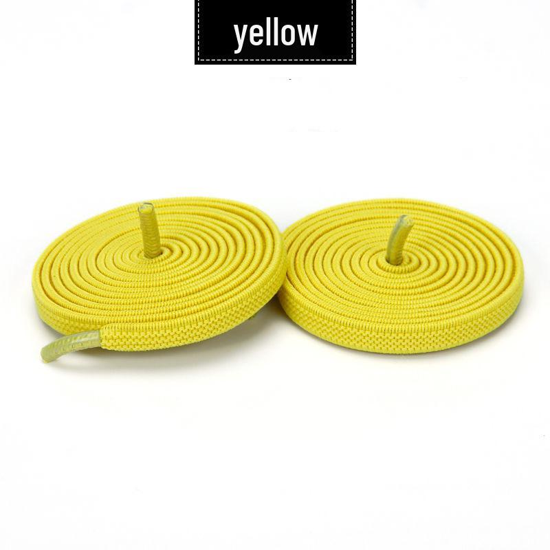 0.6cm Wide Elastic Flat Shoelaces for Sneakers and Canvas Shoes
