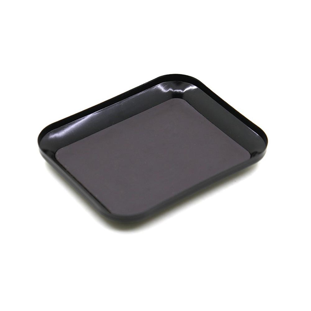 Aluminum Alloy Magnetic Screw Tray Metal Small Parts Storage Box Tray DIY Tools Anti-Loss Screw Tray Tool