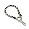 Custom Fashion Waist Mobile Phone Strap Stainless Steel Long Wristlet Detachable 18CM Polished Alloy Gold Chain Charm iPhone