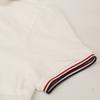 MONCLER White pique polo shirt tops S whiteUsed