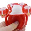 3PCS Squeeze Toy Christmas Santa/Snowman Doll Novelty Popup TPR Fidgets Squeezable Toy Kids Office Desktop Novelty Toy