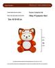 Cute Raccoon & Bear Plush Toy - Lina Teddy Stuffed Animal