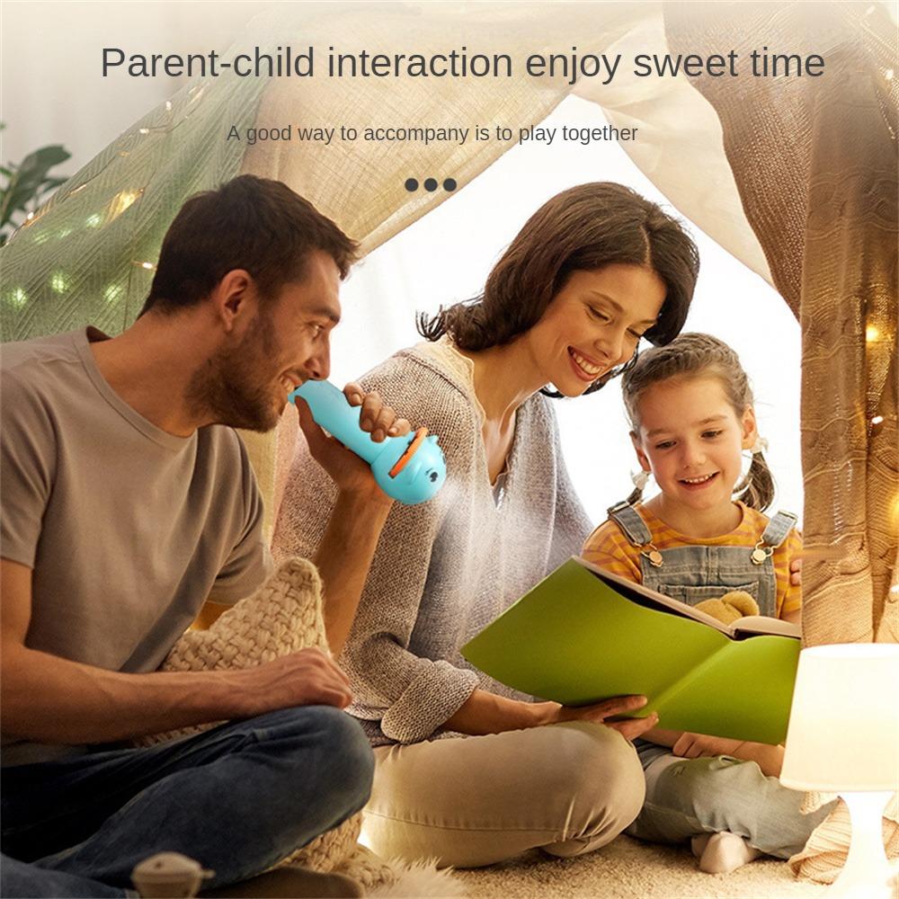 Flashlight Projector Torch Lamp Toy Cute Cartoon Creativity Toy Torch Lamp Flashlight Projector Toy Baby Sleeping Story Book