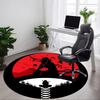 1 pièce Tapis Rond Zone Poitrine Naruto Bureau, Sous Chaises de Bureau Chambre Salon Décoration Maison a0926029