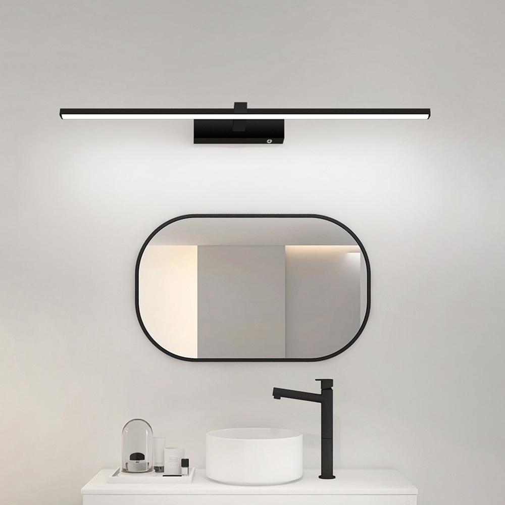 Modern LED Mirror Front Light USB Rechargeable Wiring Free For Bedroom Cloakroom Bathroom Mirror Restroom Indoor Lighting