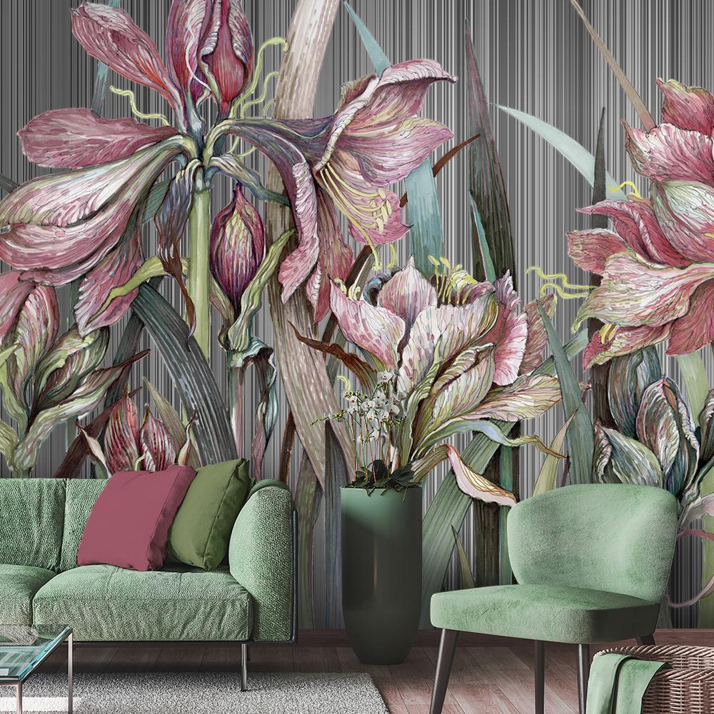 Wallpaper Iris Flowers