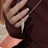 FY-43TL51 S925 Sterling Silver Korean Version Small Unique Design Vintage INS Style Fashionable Sweater Chain Trendy