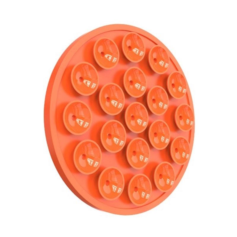 

Силиконовый держатель для телефона с присоской Многофункциональный держатель для телефона с присоской оранжевый