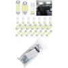 Tallew 24 Pieces Dome Light LED Car Bulb Kit Set T10 31 mm 42 mm LED Festoon Bulbs Interior Replacement for Car Map Door Courtesy(White)