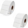 True-Ally 50x25 Thermal Sticker Label 2x1 Inch (50mm X 25mm) Direct Thermal Barcode MRP Sticker Labels 400 Labels/Roll
