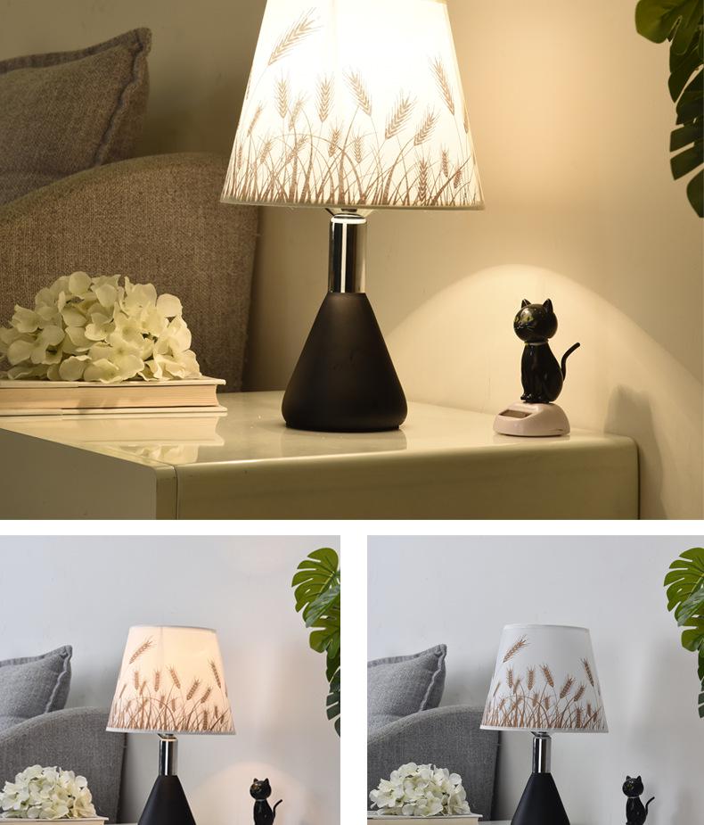 Modern LED Dimmable Bedside & Study Lamp with Eye Protection and Remote Control