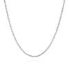 Silver925 D Bold Layered Necklace