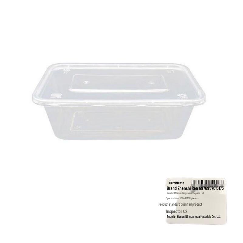 Disposable Square Plastic Food Containers