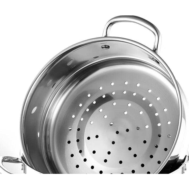 Zhang Xiaoquan 304 Stainless Steel Double Layer Steamer Pot