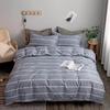 Korean Version of The Simple Four-piece Bed Sheet Quilt Cover Student Dormitory Single Bed Bedding Washable Quilt Cover Sheet 1.5m
