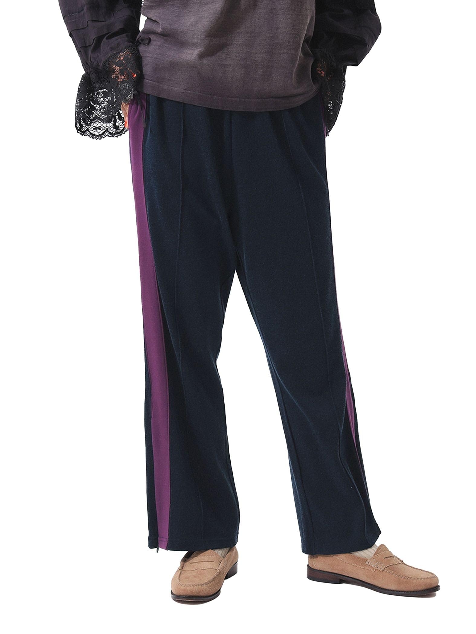 

Женские рабочие брюки Beams Boy с боковыми полосками, темно-синие/свободный размер