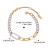 Yori Trendy Minimalist Chain Bracelet Tarnish Resistant Metal Stainless Steel Summer Attractive Jewelry Women Gift