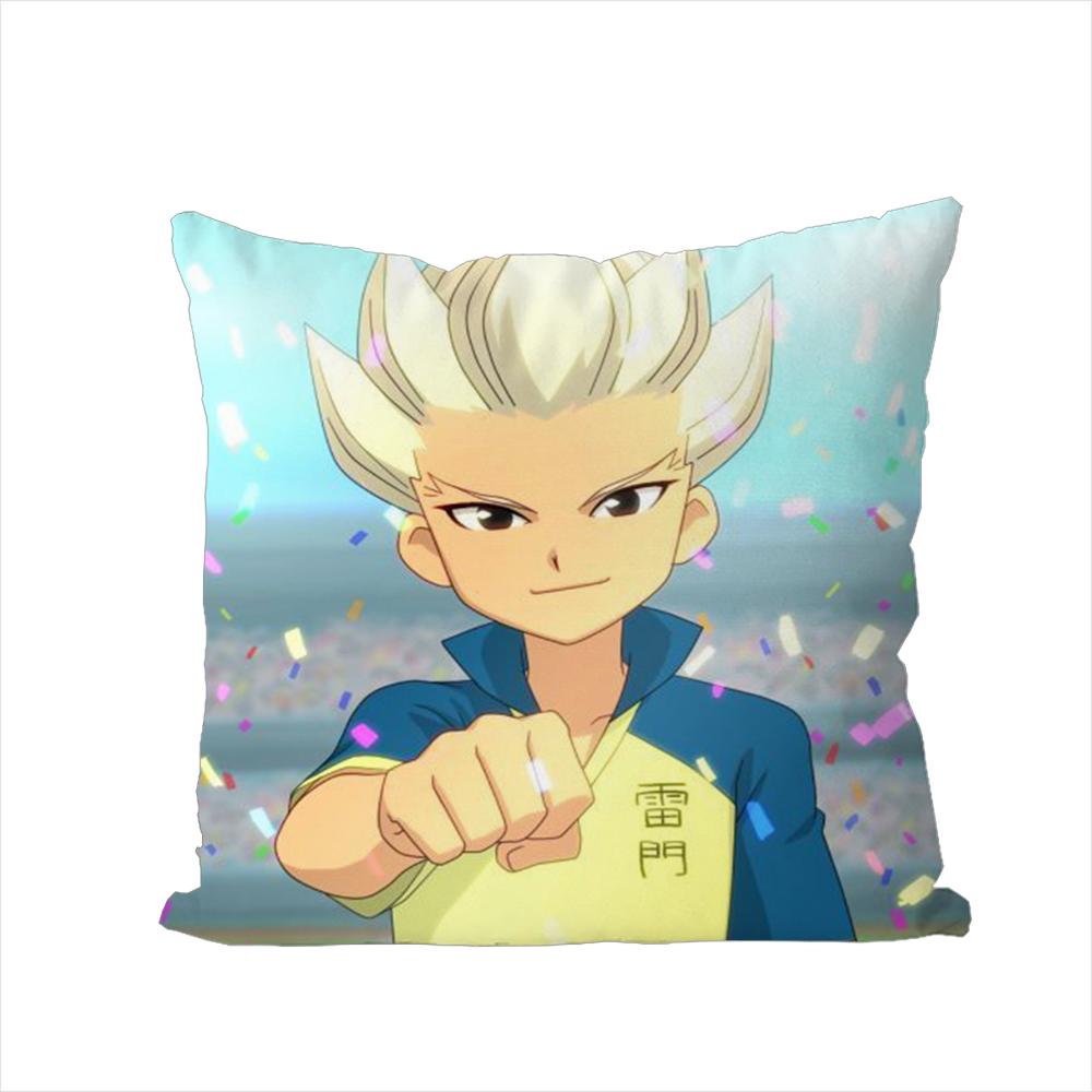 

Anime Inazuma Eleven Pillow Case For Car Sofa Decorative Home Doublesided Print Plush Square Throw Pillow Cushion Cover 30x30cm
