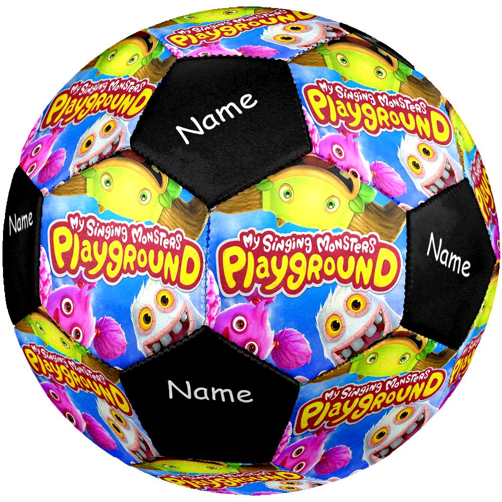 Custom Name My Singing Monsters Playground Theme Size 5 Soccer Ball, Suitable for Both Indoor and Outdoor Matches, a Gift Suitable for Everyone.