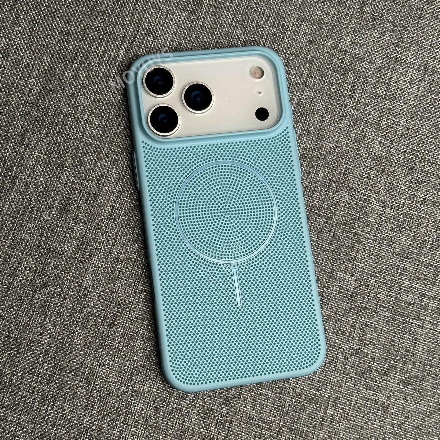 

Magnetic Attraction Heat Dissipation Is Suitable for Apple 17promax Mobile Phone Case Iphone17 Ultra-thin 16 Breathable 15 Protective Case Apple 11promax