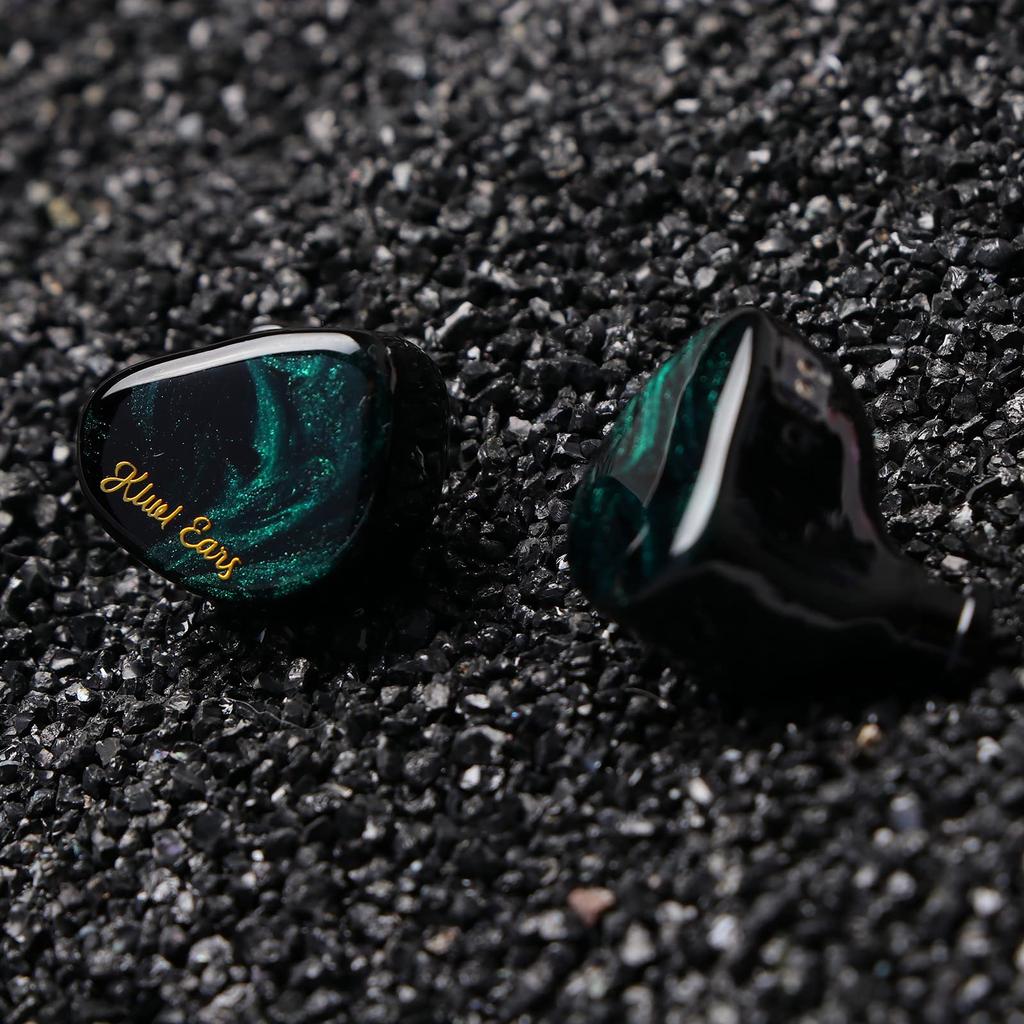 LINSOUL Kiwi Ears Cadenza 10mm Beryllium Dynamic HiFi Earphones In-Ear (Green)