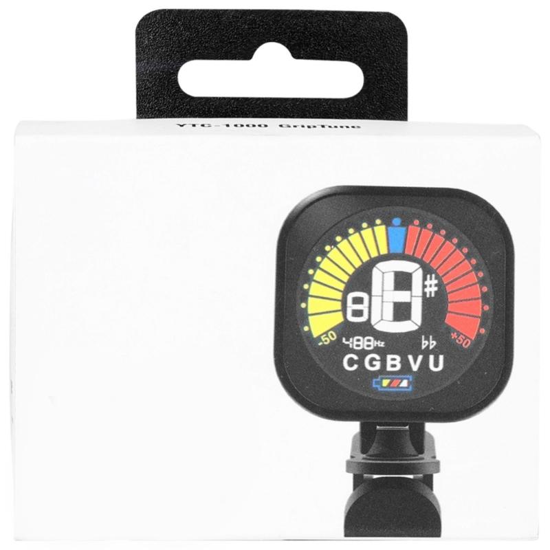 Rotating Guitar Tuner Professional Clip-On Tuner with Clear LCD Display Digital Electronic Tuner Guitar Accessories