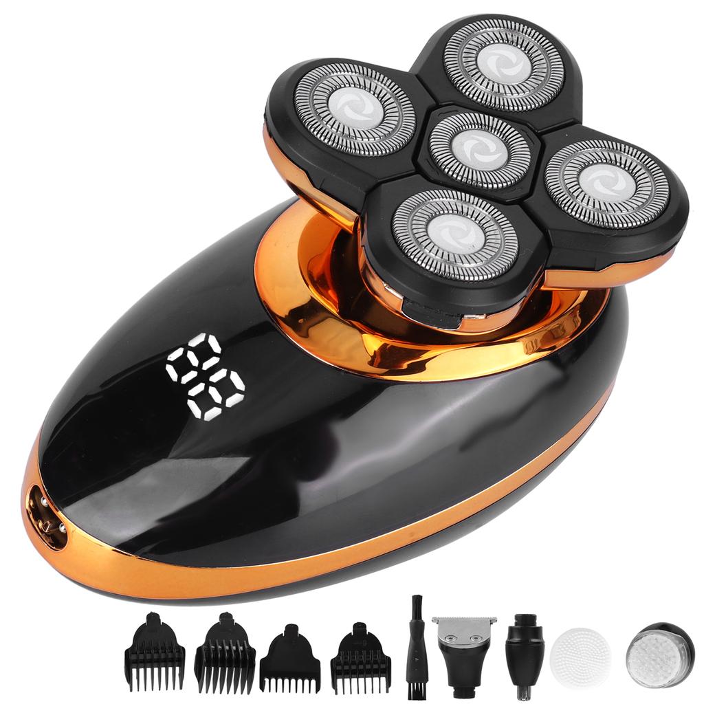 5 In 1 MultiFunctional Electric Shaver Hair Clipper Nose Hair Trimmer Facial Cleansing Brush