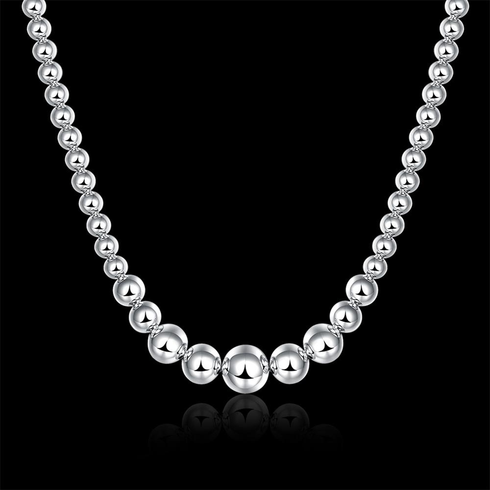 Andara Sterling Naszyjnik z Koralików z Kości Węża Modna Biżuteria Damska na Imprezę, Ślub, Zaręczyny, Prezent