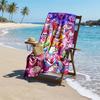 Horror Clown Circus Fashion Beach Towel: Ideal for Summer Adventures Soft, absorbent and quick drying suitable for swimming and bathing