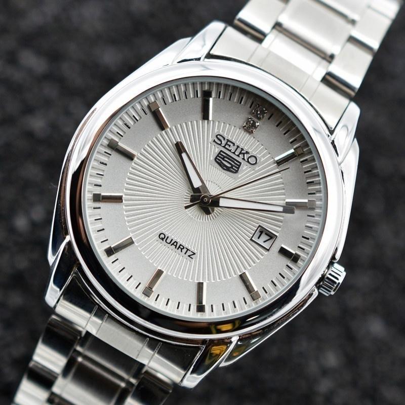 Buy Seiko Men's Quartz Watch Stainless Steel Automatic Quartz