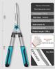 "Green Forest Garden Pruning Scissors for Hedges, Seedlings, and High Branches"