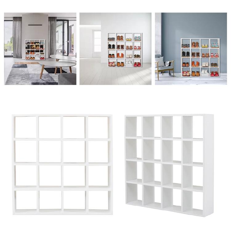 1/12 Mini Dollhouse 16 Grid Shelves Rack Book Toy Display Rack Kids Girl Gifts