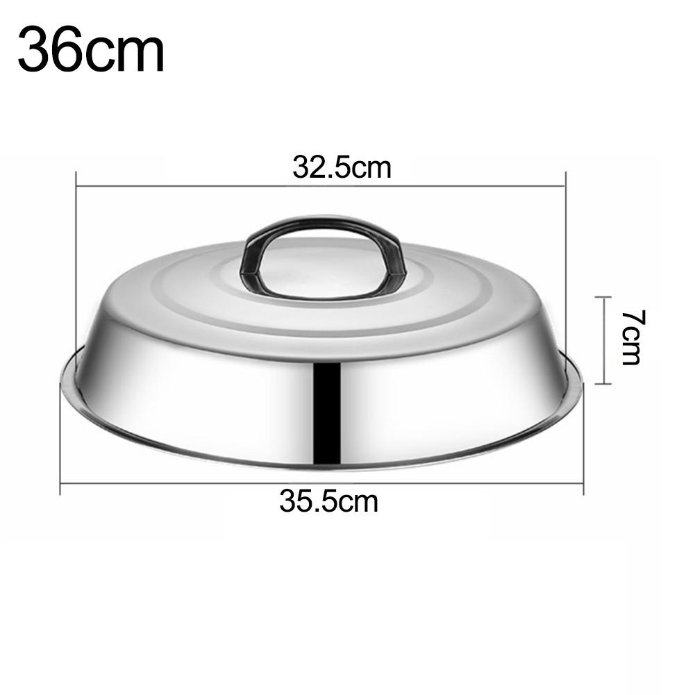 

201 Харчова нержавіюча сталь Чавунна каструля Кришка для каструлі Кришка для каструлі Кришка з нержавіючої сталі 36cm