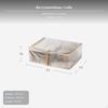 2Pack Flat Under Bed Storage Box, 40L Large Capacity, Clear Organizer with Closure Mechanism Handle