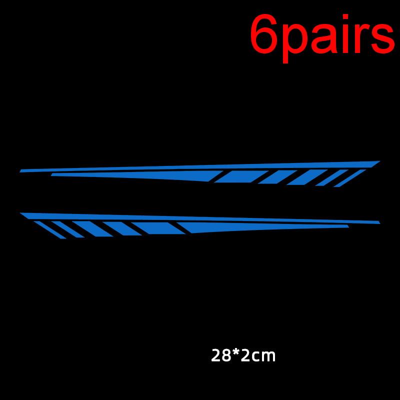 6 Paar Motorradkörper Reflektierend Wasserdicht Aufkleber Motorrad Front Kamm Universelle Aufkleber Für Yamaha R1 R3 Mt07 Mt09