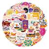 55 New Happy Diwali Graffiti Stickers Decorate Suitcase Laptop Mobile Phone Stickers