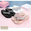 2026  Fashiable Versatile Beach Slippers Women'S Elegant Minimalist Flip Flops Casual Comfortable Wedges Women Sandals