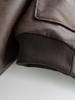 Women's 2025 Autumn Stylish Faux Leather Pilot Jacket with Large Pocket Detail