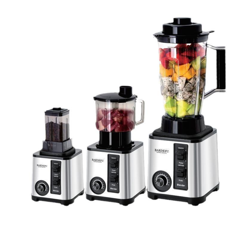 Stainless Steel Large Capacity Food Processor & Blender - Juicer, Mixer, and Meat Grinder