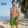 Mens Funny Swim Shorts Men Hairy Booty Shorts Leopard Print Thong Fake Denim Gag Gifts for Birthdays 3D Illusion Beach Trunks Summer Pool Party,