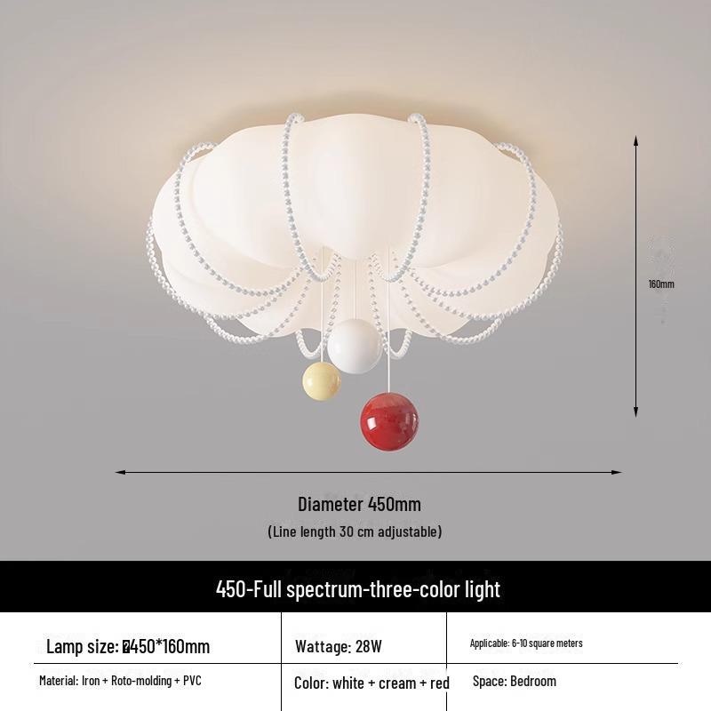 

Французский дизайнерский потолочный светильник цвета тыквы для главной спальни или детской комнаты Full Spectrum 44CM
