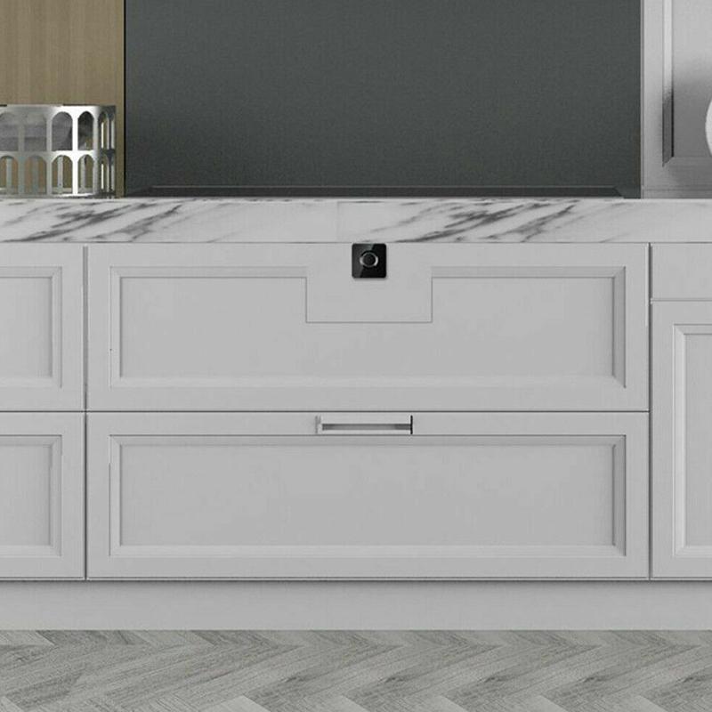 Smart Fingerprint Drawer Lock No Keys Anti-theft Cabinet Locker for Home Office Drawer Box