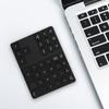  308 35 Keys Numeric Keypad Rechargeable Wireless   Thin Keyboard Compatible with   5.0(Black )