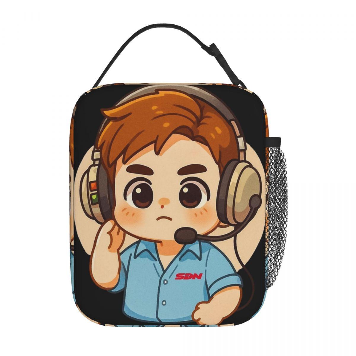 Robert Robertson Mecha Man Dispatch Insulated Lunch Bags Leakproof Lunch Container Thermal Bag Tote Lunch Box Food Storage Bags One Size
