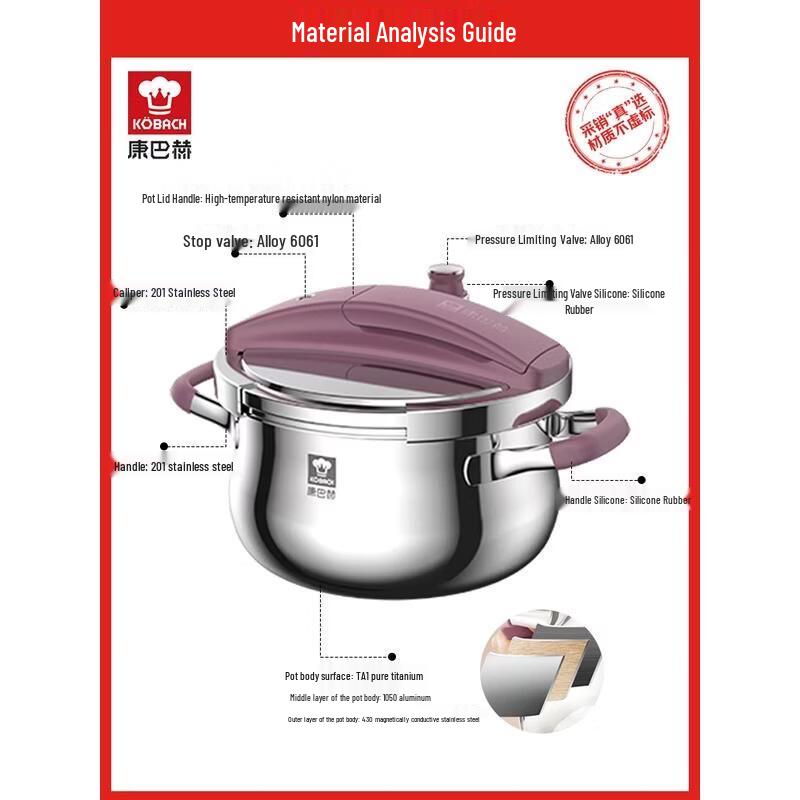 Kambach True Titanium Pressure Cooker